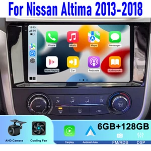 128GB GPS 9" For Nissan Altima 2013-2018 Carplay Android 15 Car Stereo Radio BT - Picture 1 of 23