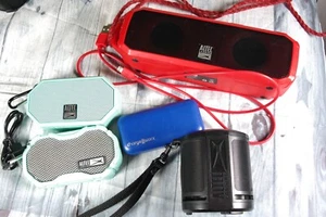 X4 Altec Lansing Mini H2O Wireless Bluetooth Speaker red aqua Black fury - Picture 1 of 5
