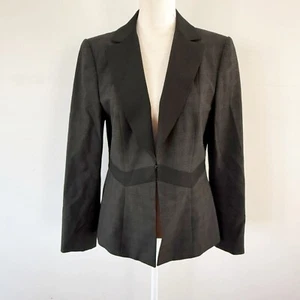 Blazer Antonio Melani Peplum Carrera Mujer 4 Oficina Corpcore Gris Oscuro Femenino - Imagen 1 de 6