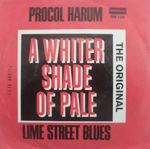 7" 1967 GERMAN ORIGINAL DERAM ! PROCOL HARUM : A Whiter Shade Of Pale / MINT-? \ - Bild 1 von 2