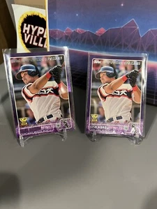 (2) 2015 Topps Toys R Us Purple Foil #176 Jose Abreu Rookie Cup RC Parallel SP - Bild 1 von 5