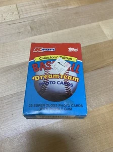 1989 Topps Kmart Dream Team Complete 33 Card Baseball Set Super High Gloss Box56 - Picture 1 of 8