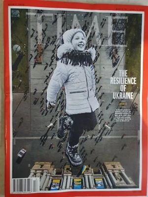 TIME Magazine MARCH 28-4 April 2022 THE RESILIENCE OF UKRAINE LATEST  NEW - Image 1 of 4
