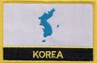Korean Unification North South Korea Flag Embroidered Patch 