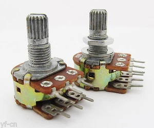 Lote de 10 piezas de pozo mono potómetro giratorio tipo B lineal tipo B 15 mm 3 pines - Imagen 1 de 4