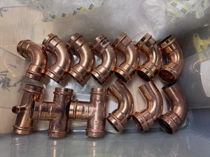 2” PRO PRESS FITTINGS & BALL VALVES LOT – HUGE SAVINGS – RETAIL $1500 - Picture 1 of 2