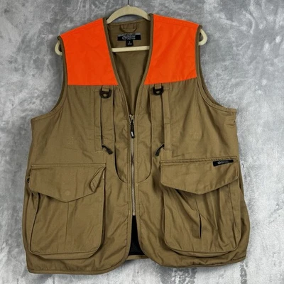 Guide Series Hunting Tactical Field Vest  Medium Cargo Pockets Orange Tan - Image 1 of 4