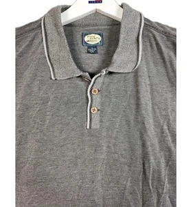Vtg Tommy Bahama Polo Men XL Grey ๐ฏ Cotton IslandZone Embroidered - Picture 1 of 6