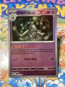 2025 Pokemon Evoluzioni Prismatiche #36 Dusclops POKEBALL HOLO Card Near Mint - Foto 1 di 8