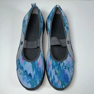 Bzees Sea Dogs Blue Slip On Flats Water Resistant Mary Jane’s Womens Shoes Sz 10 - Picture 1 of 10