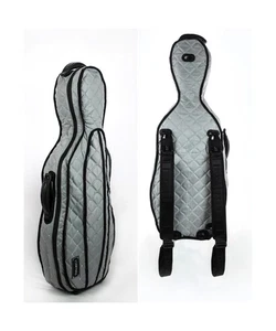 Tonareli Viola Case Cover For VAF Shaped Fiberglass Cases - VACCS 1003 Silver - Picture 1 of 3