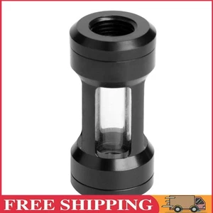Dual G1/4 Threads Water Cooler Filter Liquid Cooling Flow Filter (Black) - Bild 1 von 9