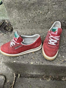 Mephisto Match Runoff Air Jet Mens 8.5US Red Suede Walking Shoe Sneaker - Picture 1 of 18