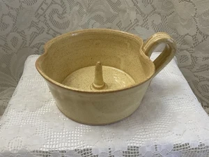 "Cerámica artística Seagrove NC Apple Baker firmada Callicutt 2001 usada en excelente estado aproximadamente 5""" - Imagen 1 de 5