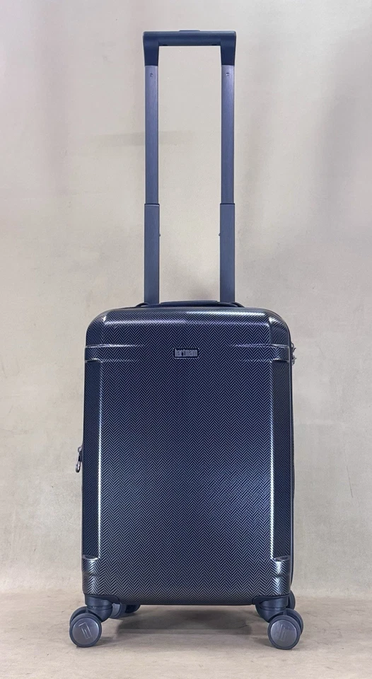 HARTMANN CENTURY DELUXE 20" CARRY ON SPINNER Expandable GUNMETAL BLACK Suitcase - Image 1 of 4