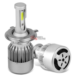 2 PIEZAS 6000K H4 DIAMANTE BLANCO LED BOMBILLAS LUZ BAJA/ALTA CON VENTILADOR DE REFRIGERACIÓN - Imagen 1 de 7