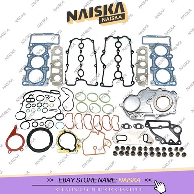 Juego de juntas de cubierta de válvula de culata de motor para AUDI S4 S5 Q7 3.0 TFSI Foto 1 de 4