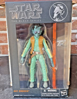 Figura de acción Hasbro Star Wars Black Series #07 Greedo 2013 6" nueva en caja Foto 1 de 3