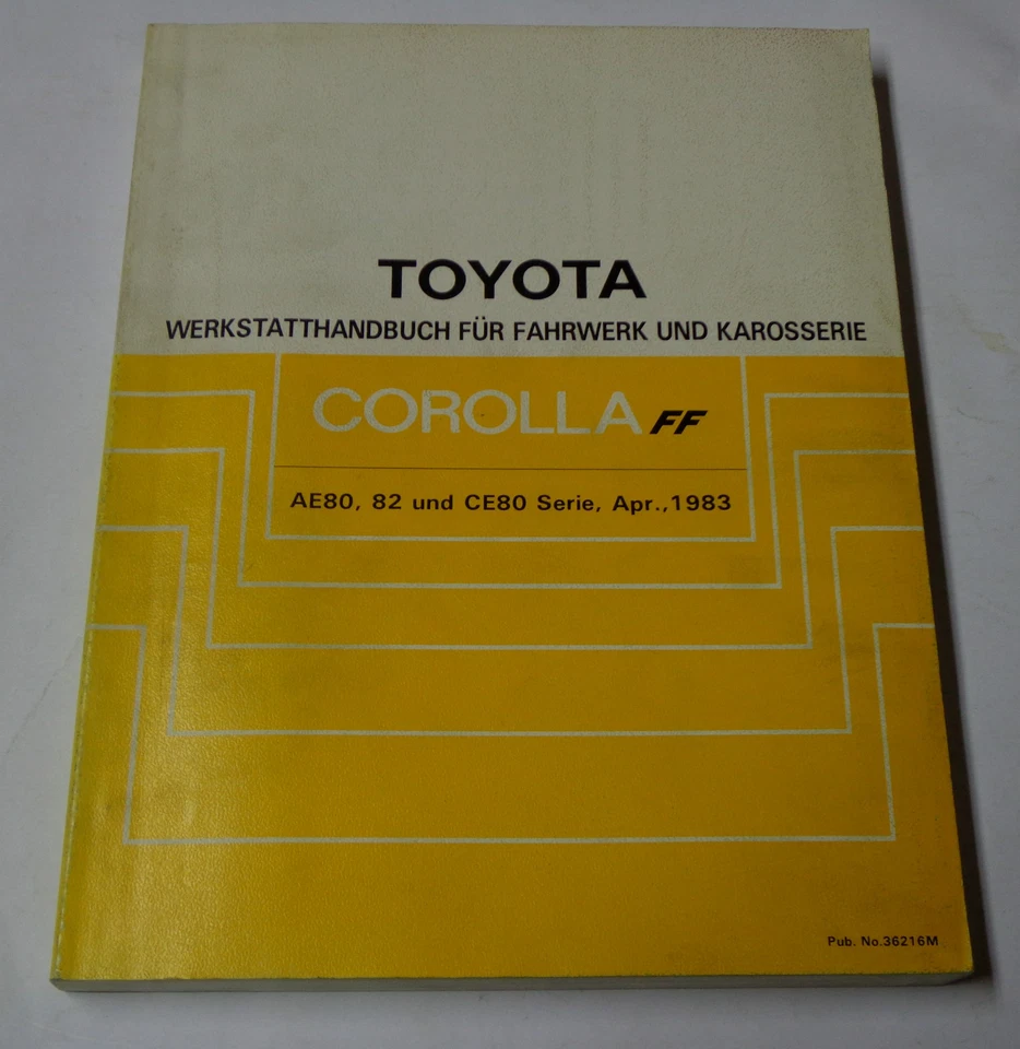 Manual de Instrucciones Toyota Corolla Ff Carrocería/Transmisión/Frenos, . 04/ - Imagen 1 de 1