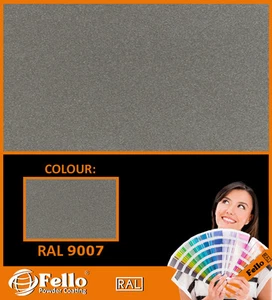FELLO Pulverlacke - RAL 9007 GRAU ALUMINIUM 5KG POLYESTER - Bild 1 von 1
