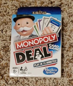 Monopoly Deal Card Game Hasbro  2-5 Players 15 Minute Game 8+  M3 - Picture 1 of 2