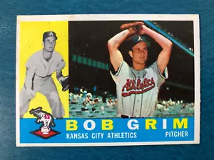 1960 TOPPS BASEBALL CARD BOB GRIM #78 (NM) - Picture 1 of 2