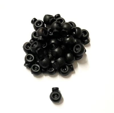 Cord Lock Toggle Stoppers Plastic Spring Loaded Adjusters Drawstring x1 - x100 - Image 1 of 4