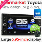 Toyota Hiace Kluger RAV4 Rukus Tarago Car DVD GPS Player Stereo Radio Sat Nav TU