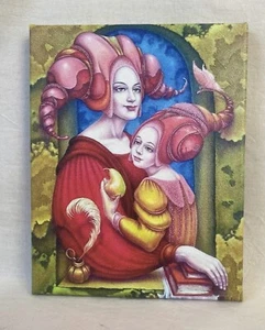 "Madonna"" Kunst." M. Wassiljewa. Fotodruck Wanddekor Leinwand (8 x 10). - Bild 1 von 2