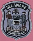 DELAWARE STATE POLICE TACTICAL GRAY PATCH