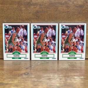 Lot of THREE 1990 Fleer #42 Derek Harper Dallas Mavericks Basketball Cards - Bild 1 von 2