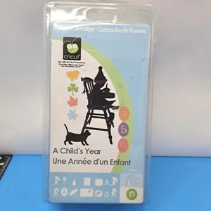 Cricut Kinder Jahr Patrone Schrift Formen vollständige Tastatur Überlagerung Handbuch neu versiegelt - Bild 1 von 7