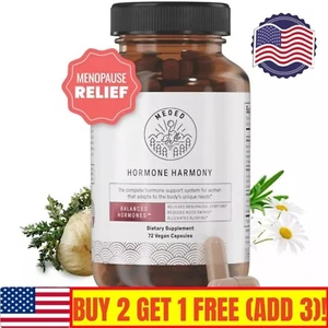 Suplemento de apoyo natural para mujer Happy Mammoth Hormone Harmony, 72 cápsulas - Imagen 1 de 10
