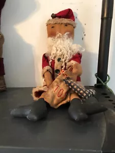 PRIMITIVE COUNTRY SANTA CLAUS - Picture 1 of 4
