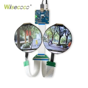 5'' Round LCD Display 2160*1080 IPS Screen HDMI Driver Controller Board DIY KIT - Picture 1 of 10
