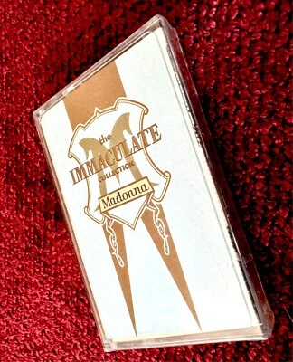 MADONNA SEALED TURKEY CASSETTE TAPE IMMACULATE COLLECTION PROMO HOLOGRAM GRAPHIC Foto 1 de 4