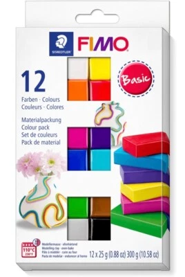 Staedtler FIMO Soft 8023 C12 Modelling Clay Assorted 12 Pack - Image 1 of 3