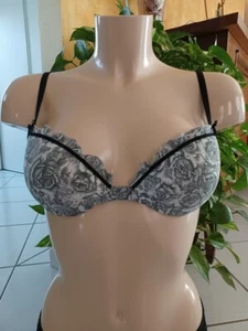 KENZO SOUTIEN GORGE PUSH UP COULEUR GRIS - Picture 1 of 3