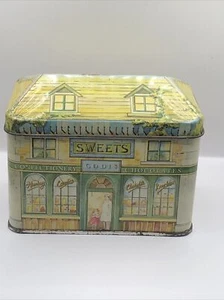 Tienda de latas de dulces vintage hecha en Inglaterra 1978 - Imagen 1 de 8