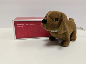 American Girl Maryellen Dog Scooter Pet Puppy Dachshund 5" Plush Doll - Picture 1 of 10