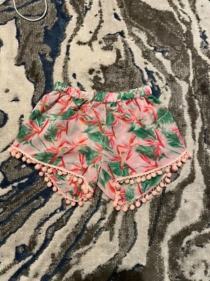 Boohoo pink beach shorts size S - Image 1 of 2