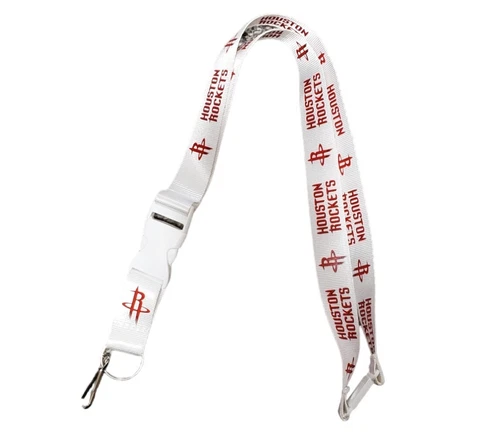Houston Rockets Basketball Lanyard Licensed  Aminco Keychain Fan Gear Cover