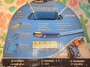 12-100E AMFLO POLY AIR HOSE 100’ X 1/4” 300 Psi FREE SHIPPING - Picture 1 of 2