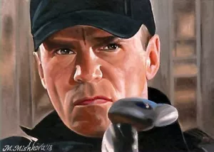 LE ACEO DRUCK SG-1 Stargate Jack O'Neill Richard Dean Anderson Waffe M Mishkova - Bild 1 von 1