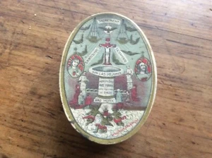 Sacrament Mariposas Ave Marie rare antique Argentine Candlewick in box 1910 - Picture 1 of 8