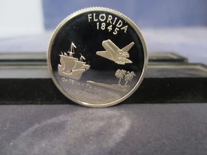 2004-S Florida Silver Quarter Deep Cameo Mirror Proof Upper Grading Ranges - Picture 1 of 3