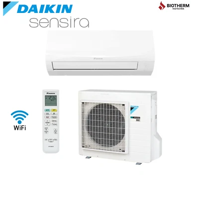 DAIKIN SENSIRA 3.5 KW Klimaanlage FTXF35F+RXF35F R32 +Wifi Modul - Bild 1 von 4