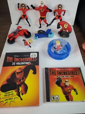 Lote de 10 The INCREDIBLES - Bob Elastigirl Dash juguete suelto coleccionables  Foto 1 de 4