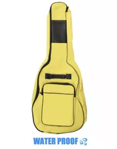 PADDED ELECTRIC / ACOUSTIC GUITAR BAG AND BACK PACK WATERPROOF HARD WEARING - Picture 1 of 3