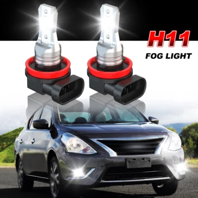 2 bombillas antiniebla LED blancas 6000K H8 H16 H11 para Nissan Versa 2007-2018 2019 Foto 1 de 4